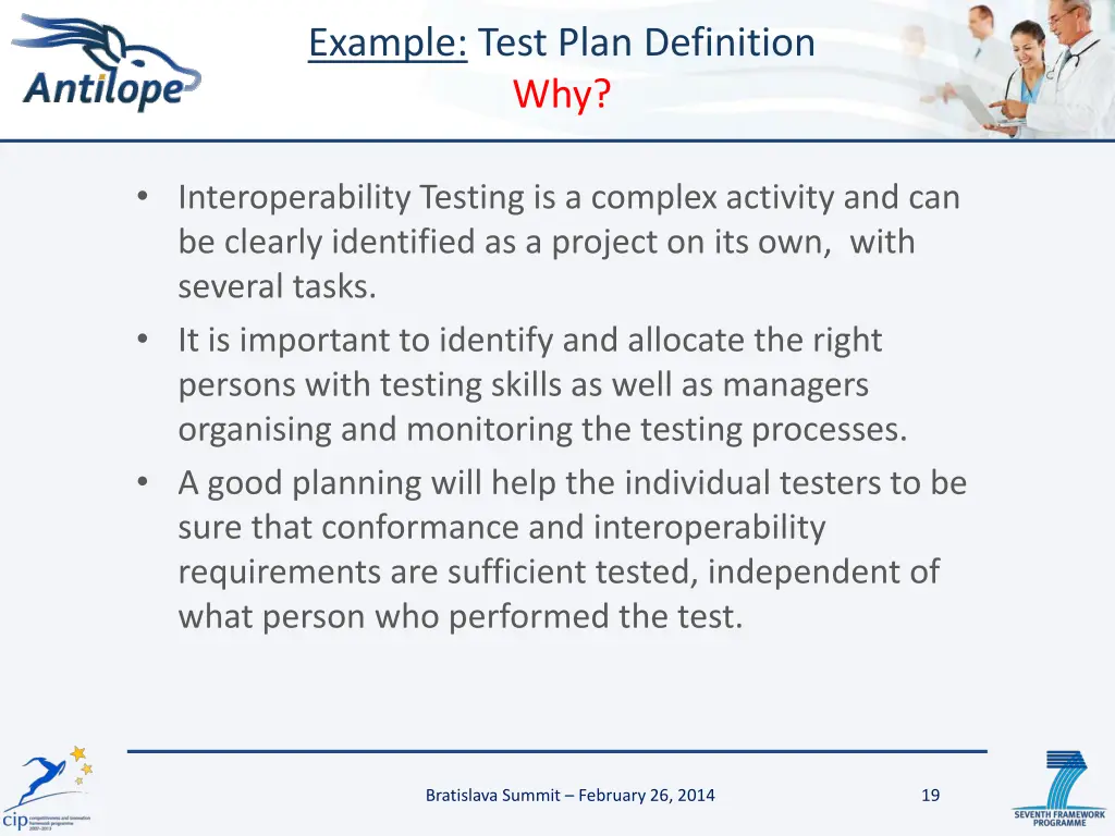 example test plan definition why