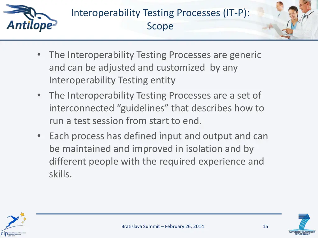 interoperability testing processes it p scope