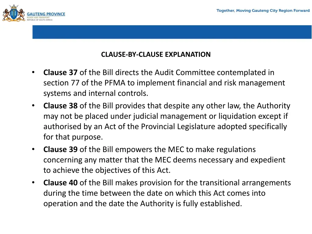 clause by clause explanation 9