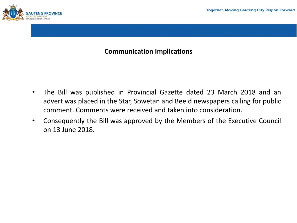 communication implications