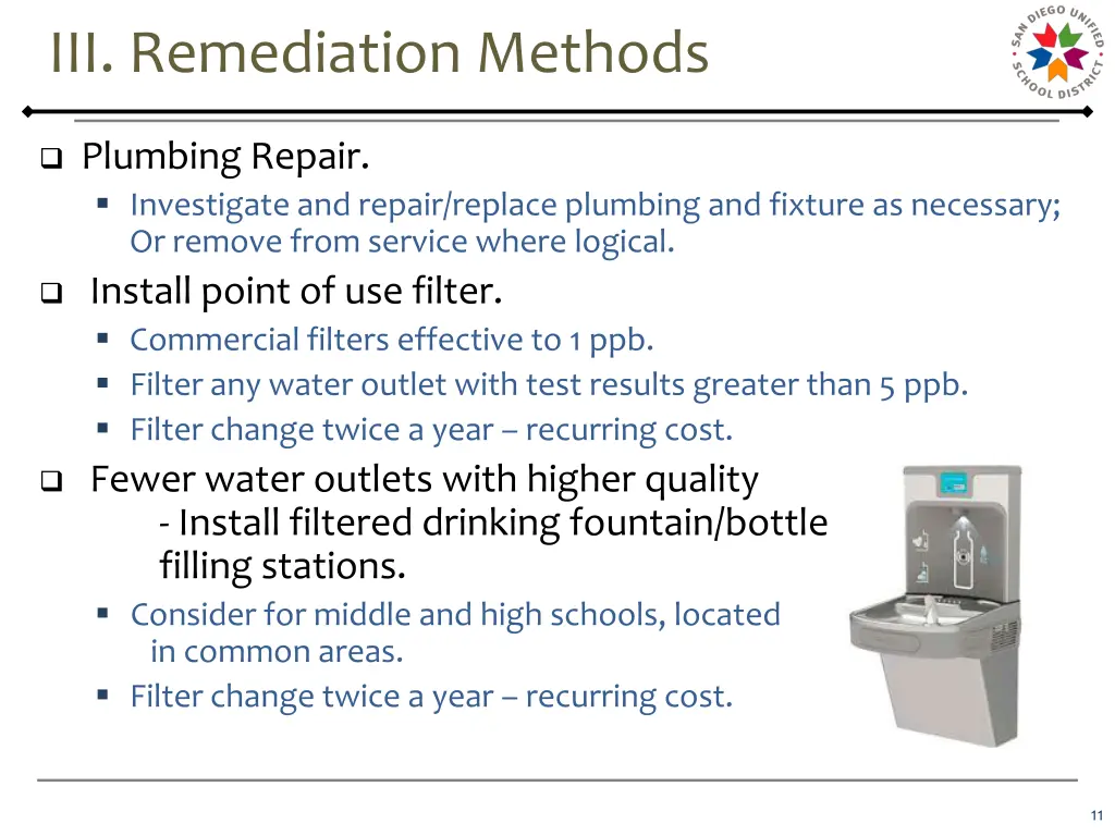 iii remediation methods
