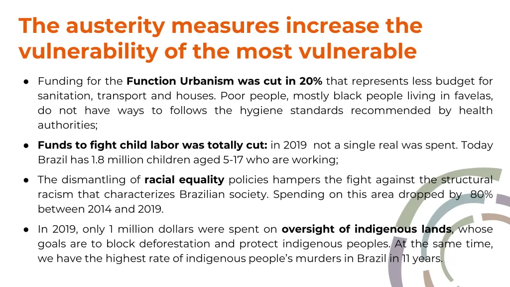 the austerity measures increase the vulnerability