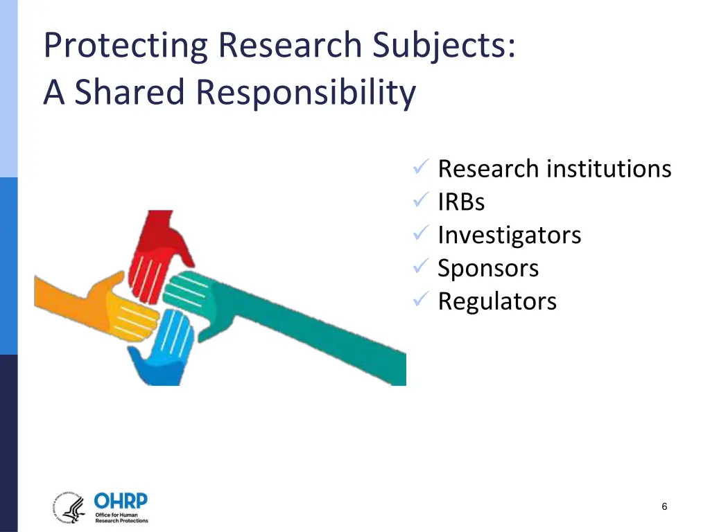 protecting research subjects a shared