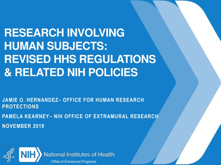 research involving human subjects revised