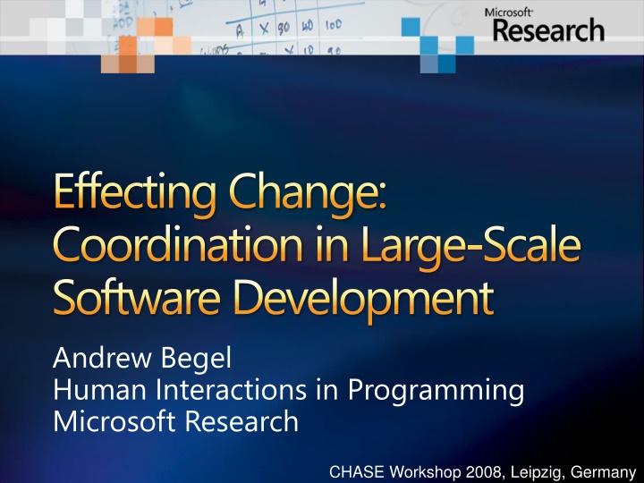 effecting change coordination in large scale