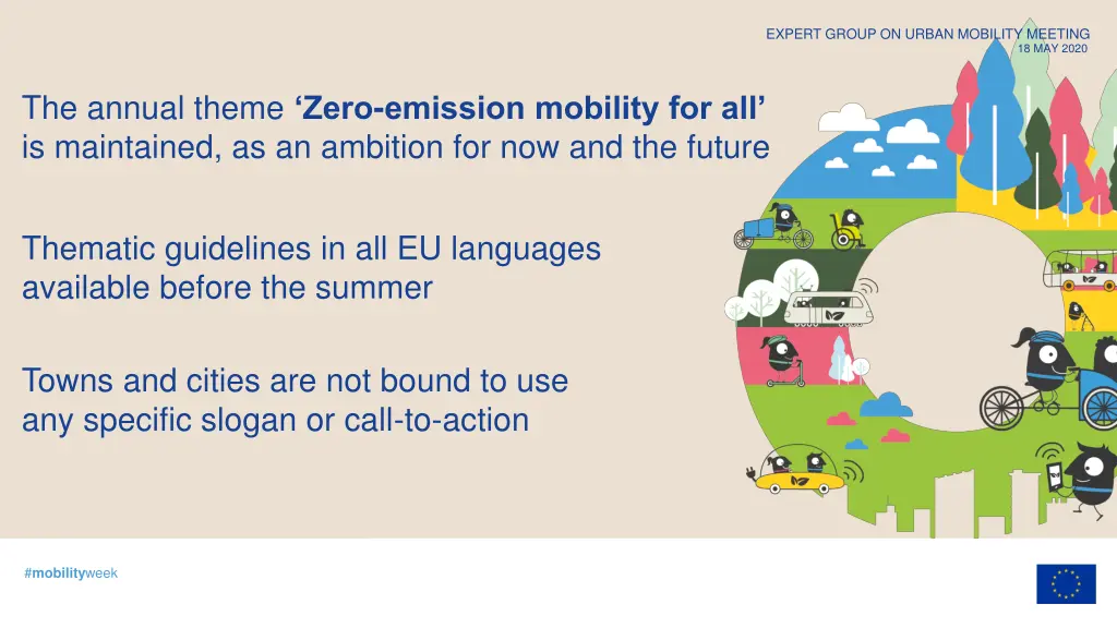 expert group on urban mobility meeting