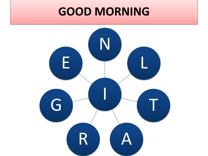 good morning