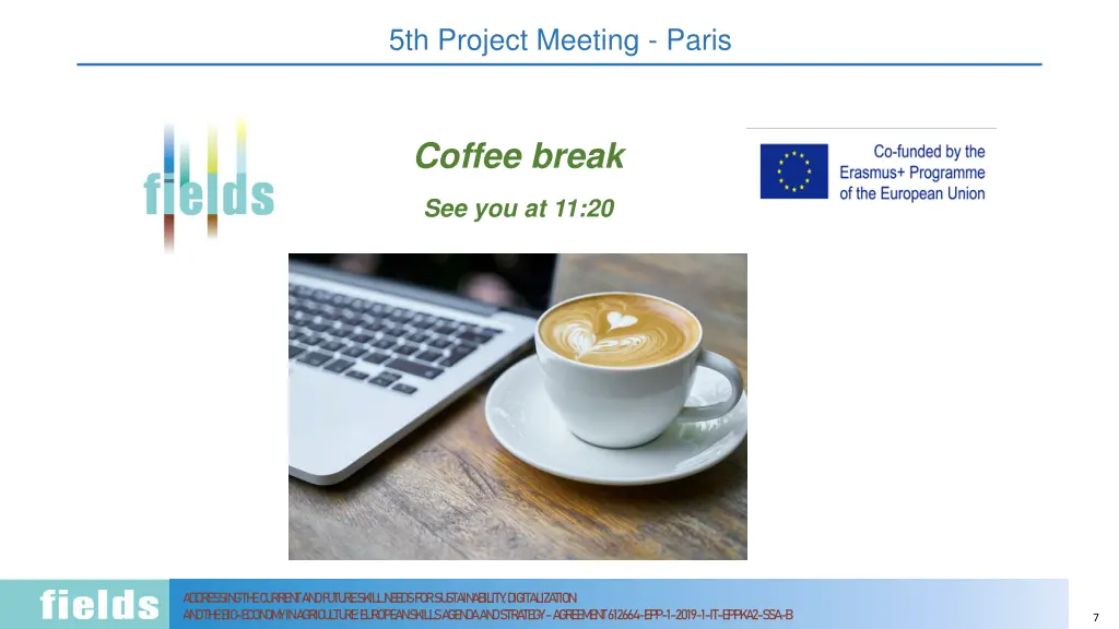 5th project meeting paris