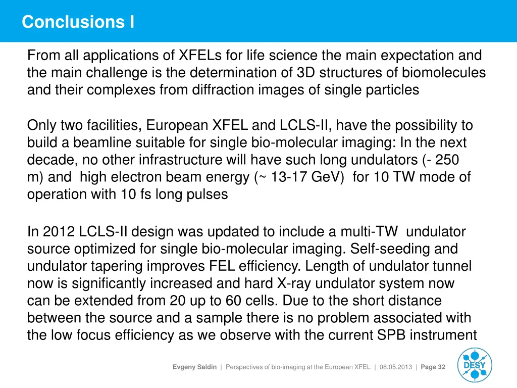 conclusions i