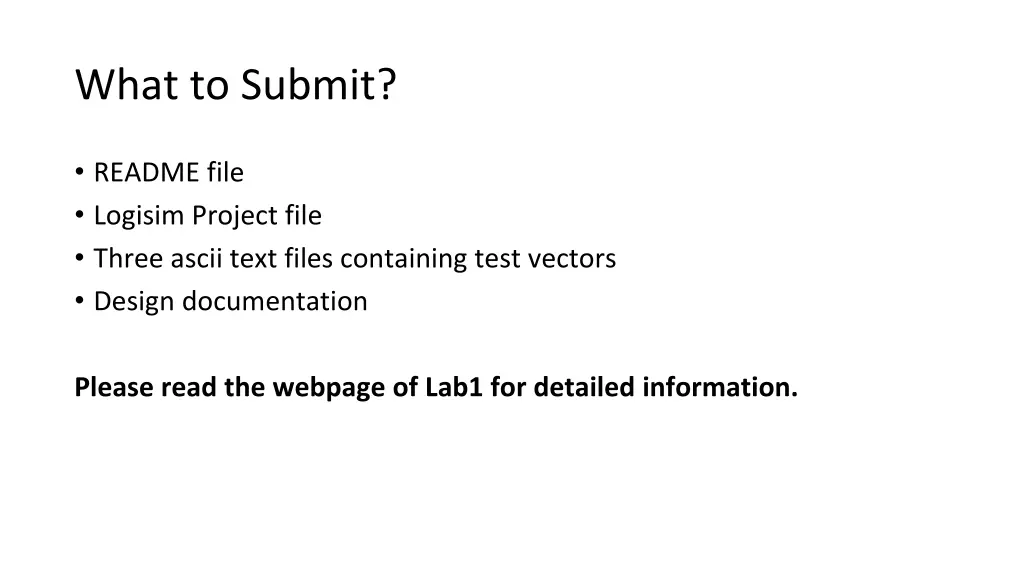 what to submit