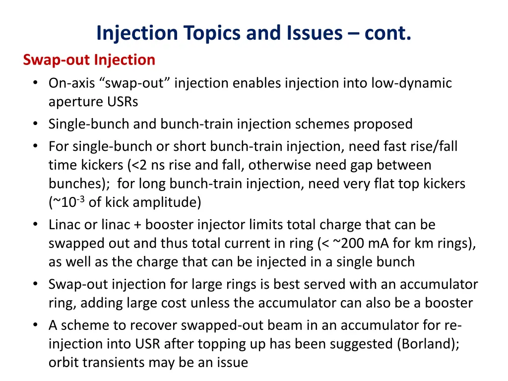 injection topics and issues cont 1