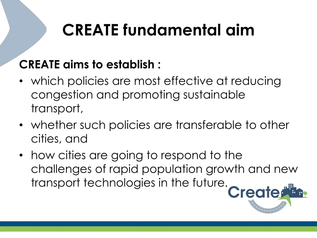 create fundamental aim
