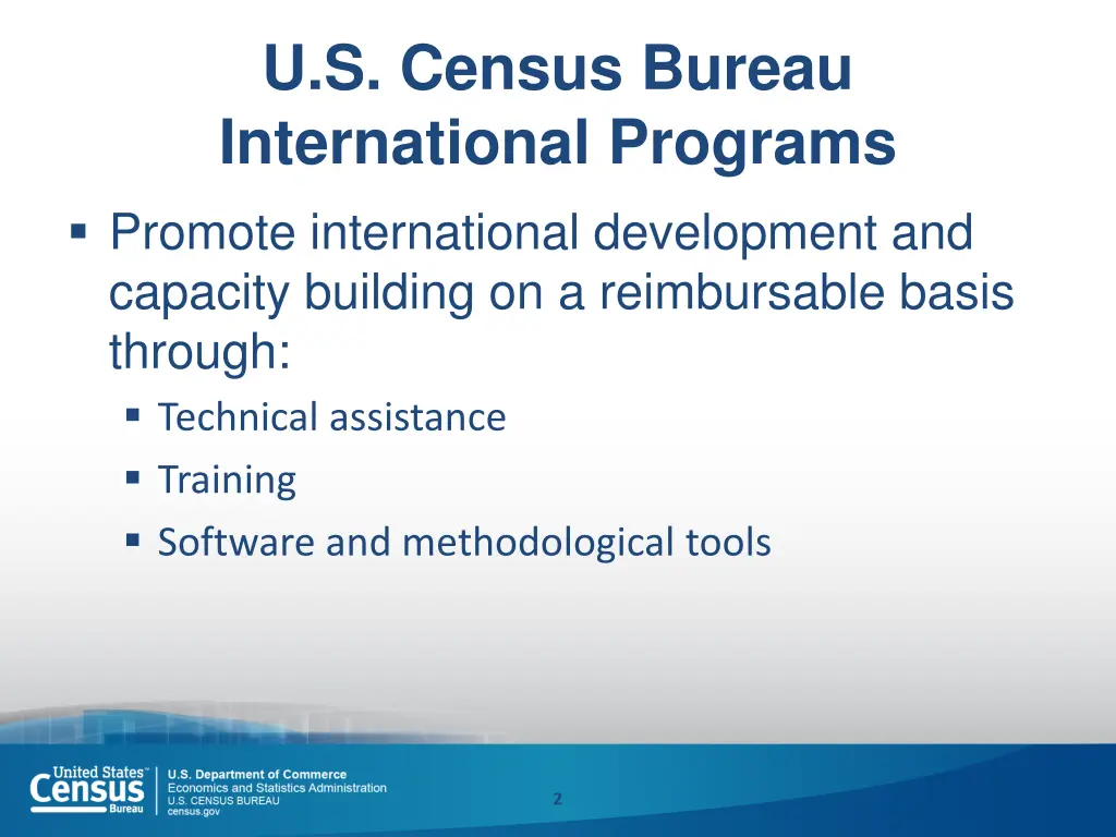 u s census bureau international programs promote