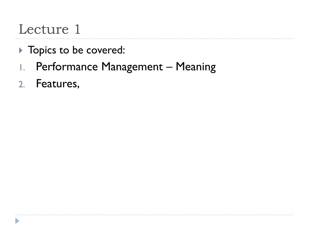lecture 1