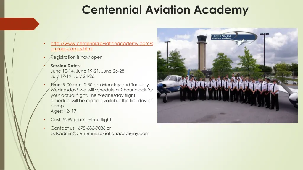 centennial aviation academy