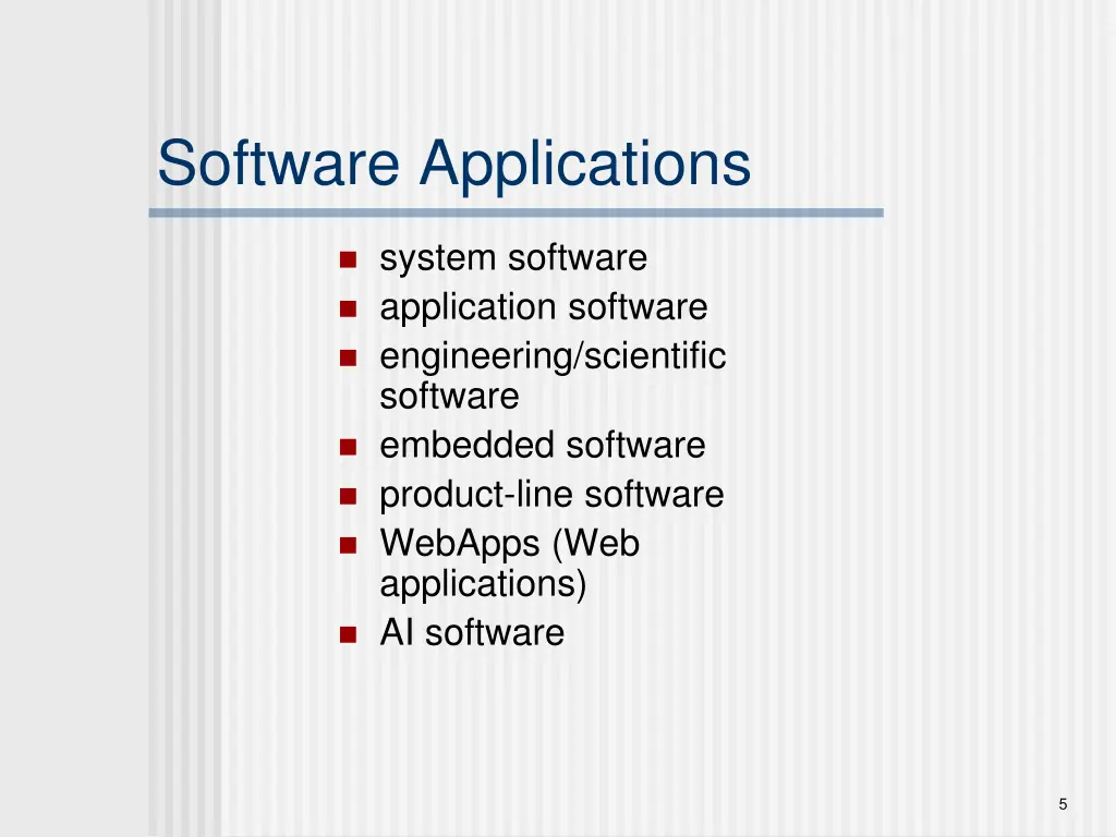 software applications