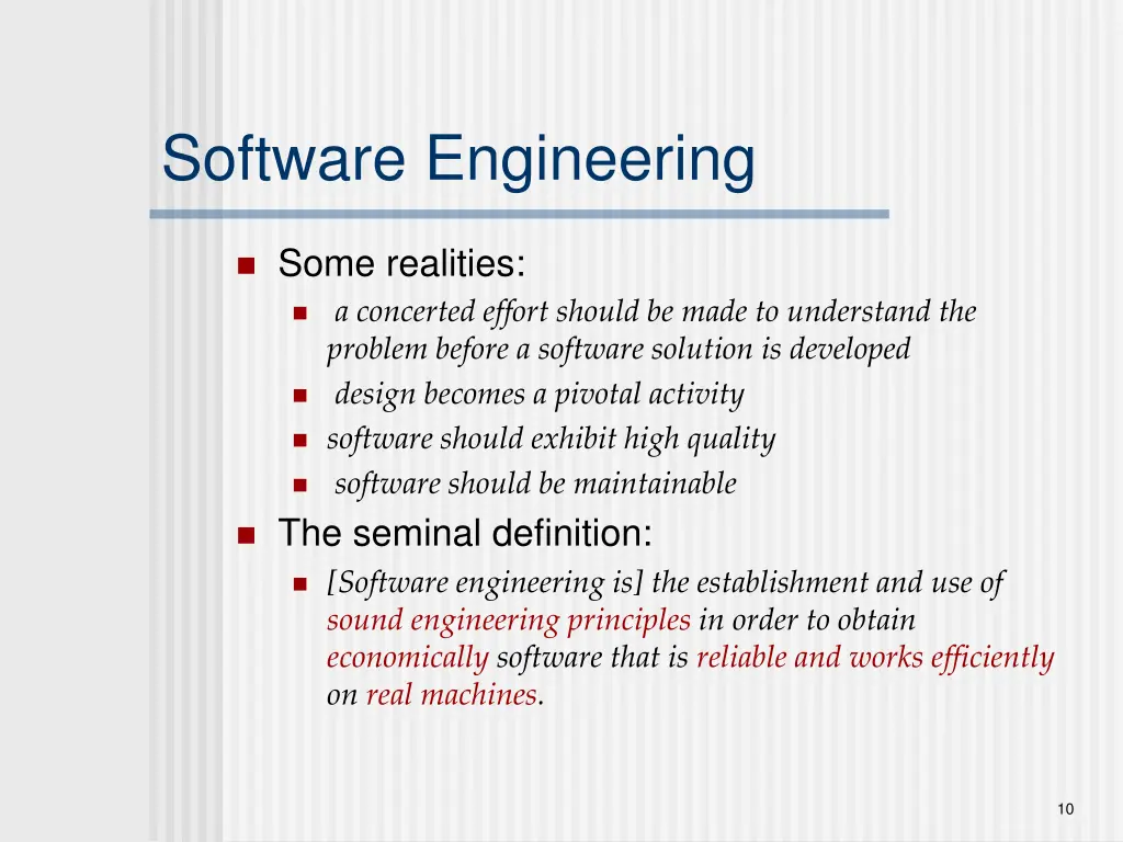 software engineering
