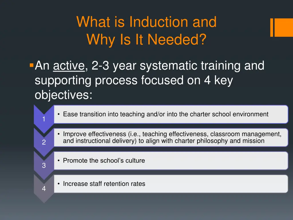 what is induction and why is it needed