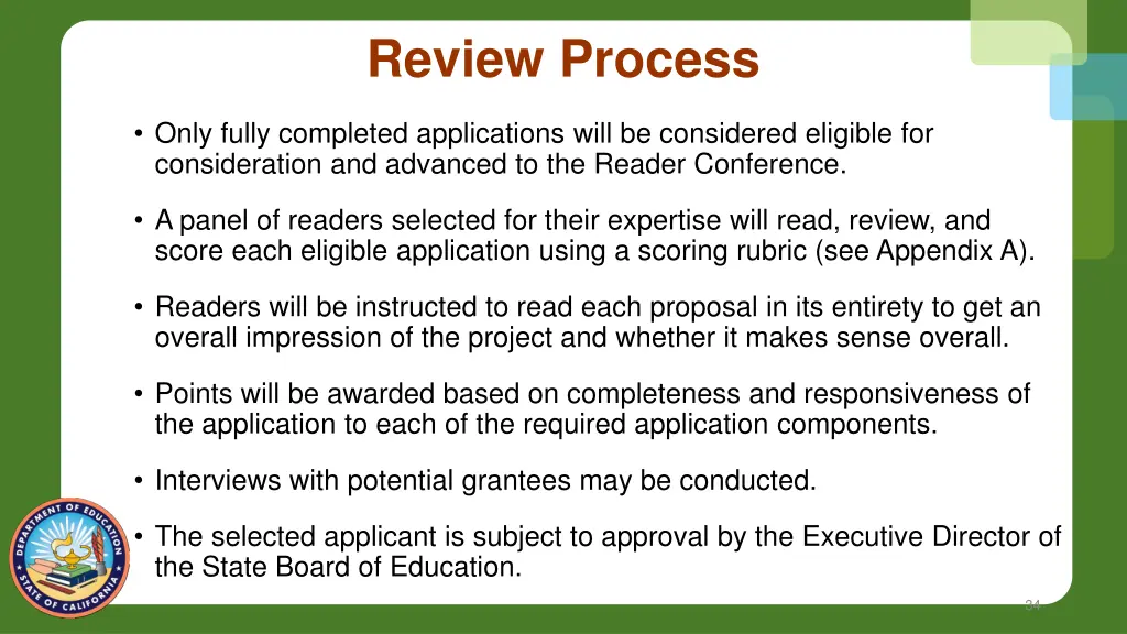 review process