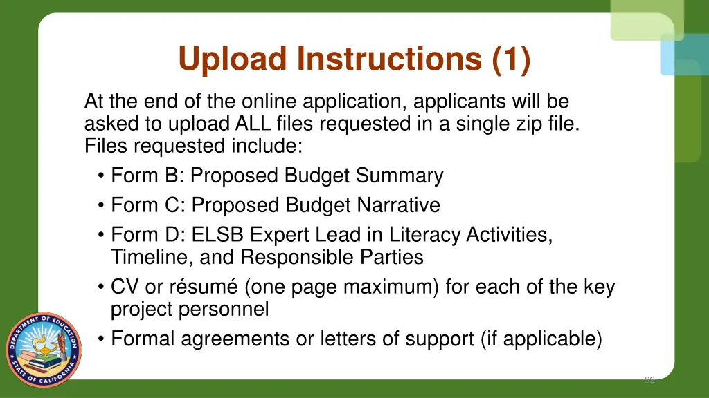 upload instructions 1
