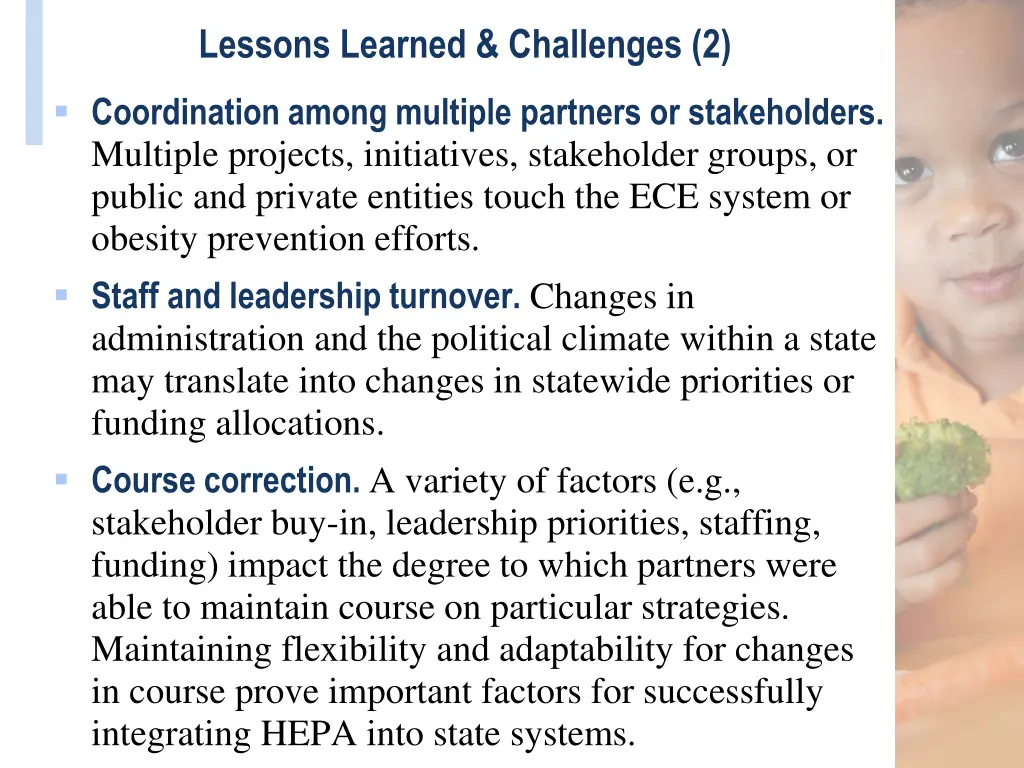 lessons learned challenges 2