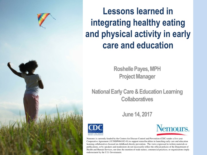 lessons learned in integrating healthy eating