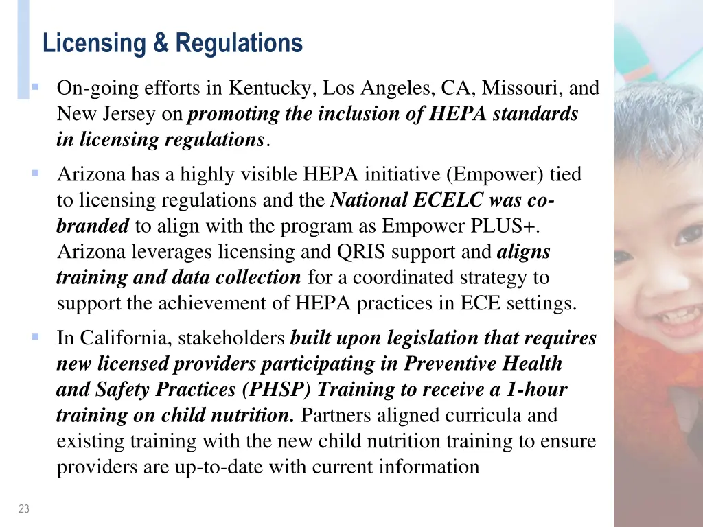 licensing regulations