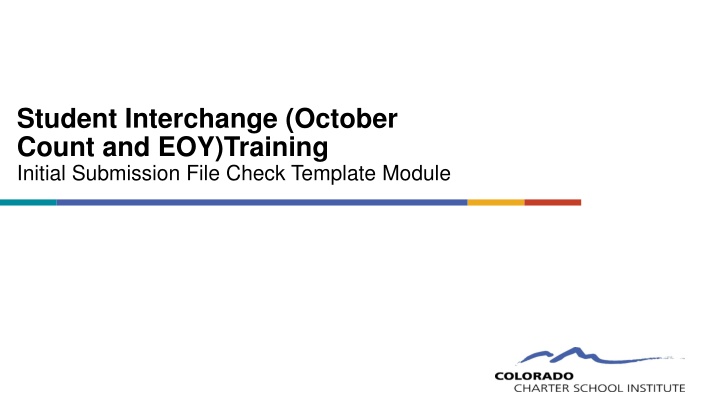 student interchange october count