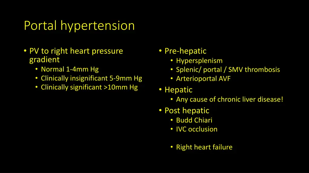 portal hypertension
