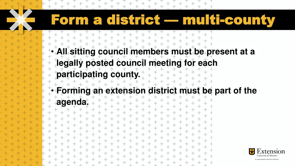 form a district form a district 1