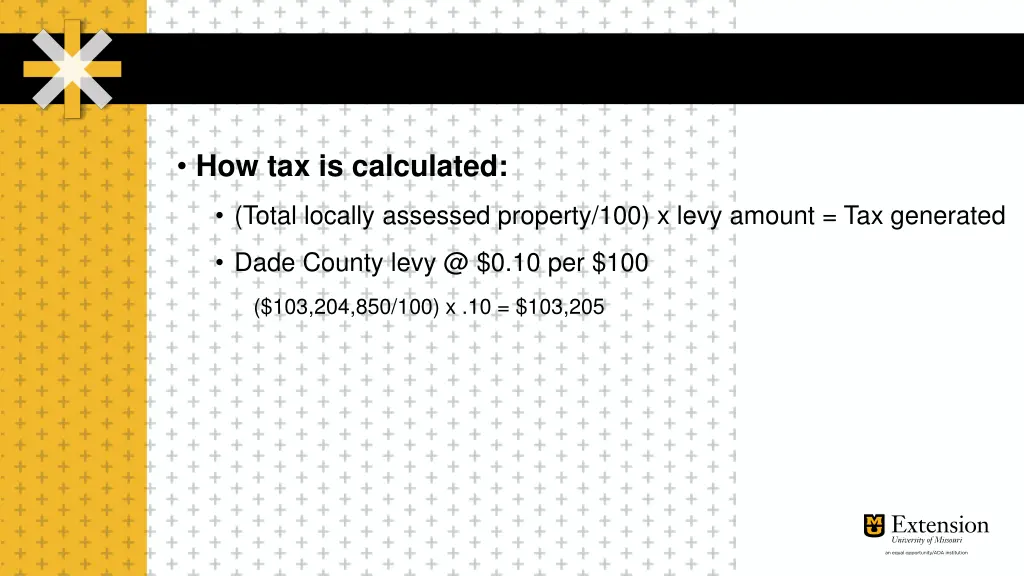 how tax is calculated