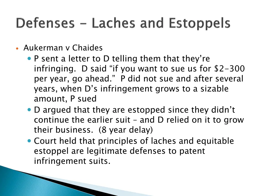 aukerman v chaides p sent a letter to d telling