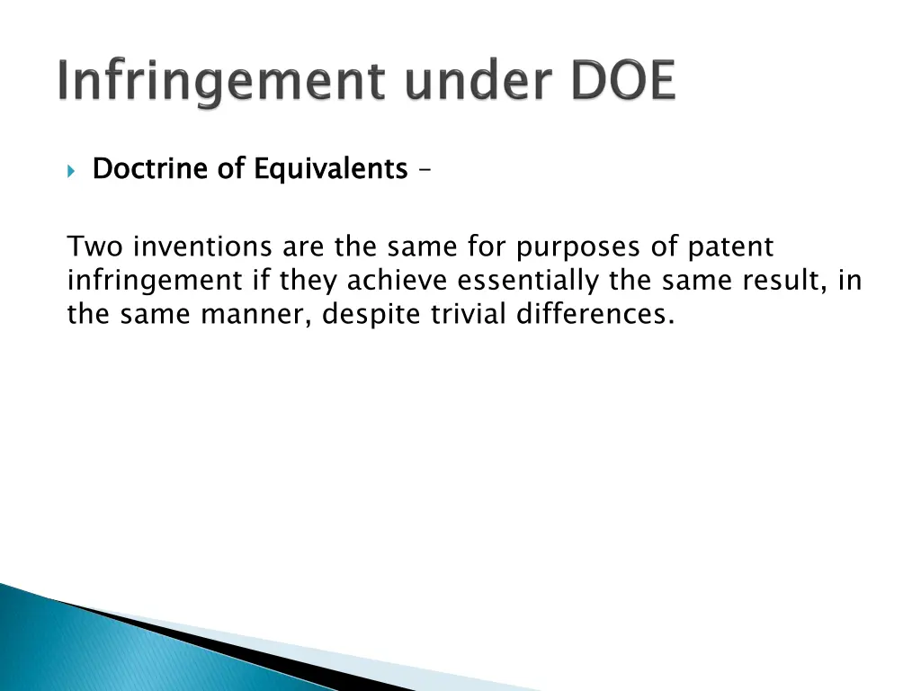 doctrine of equivalents