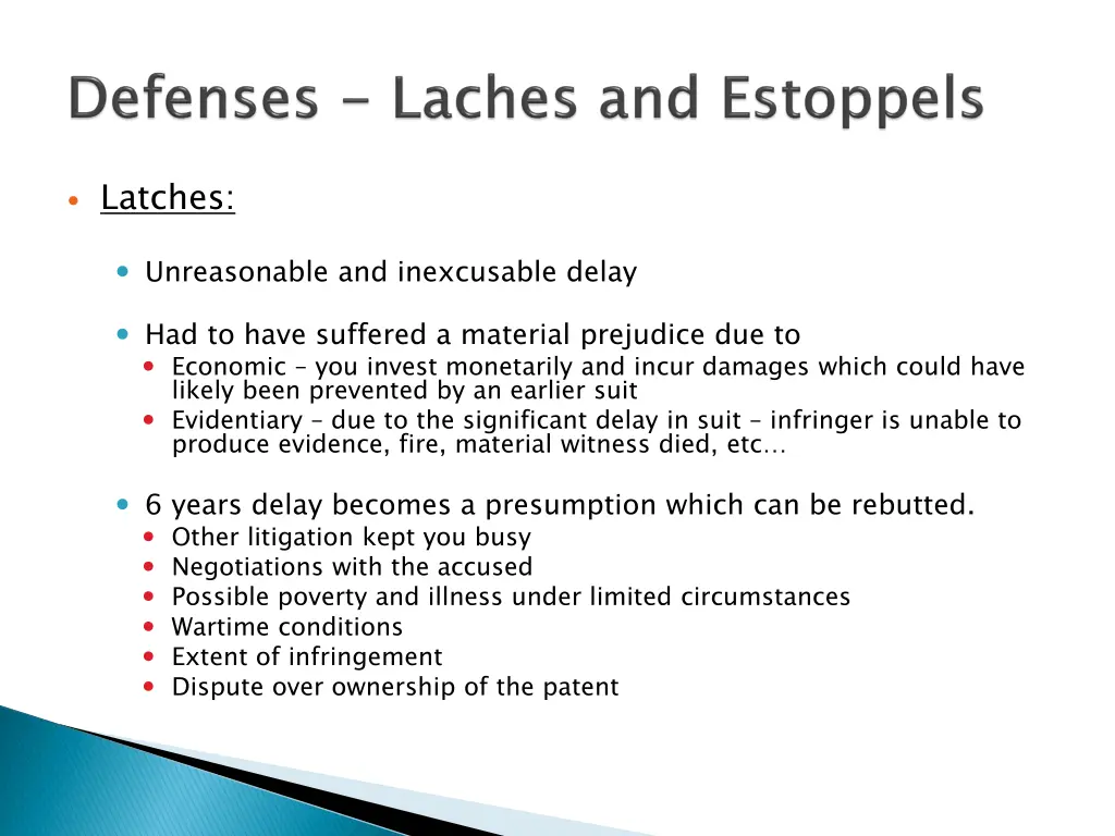 latches
