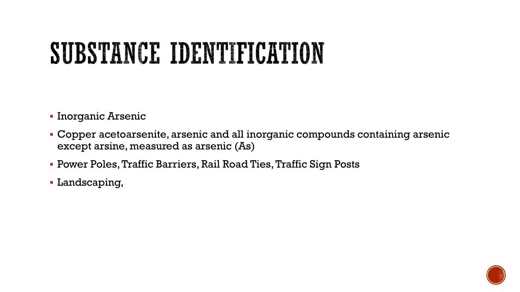 substance identification