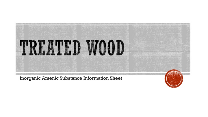 treated wood