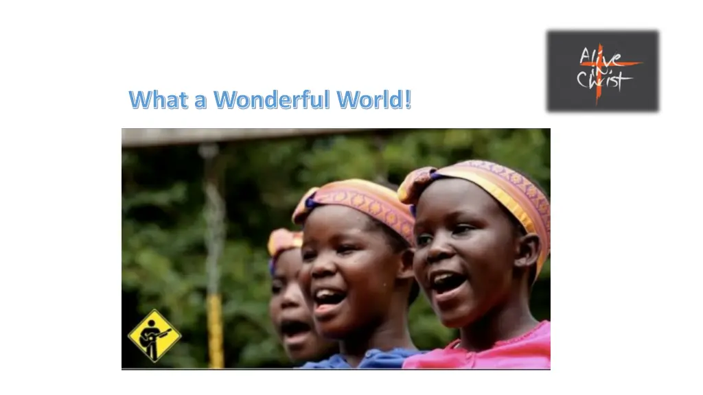 what a wonderful world
