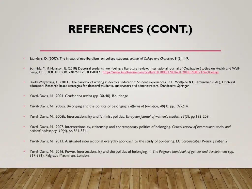 references cont 1