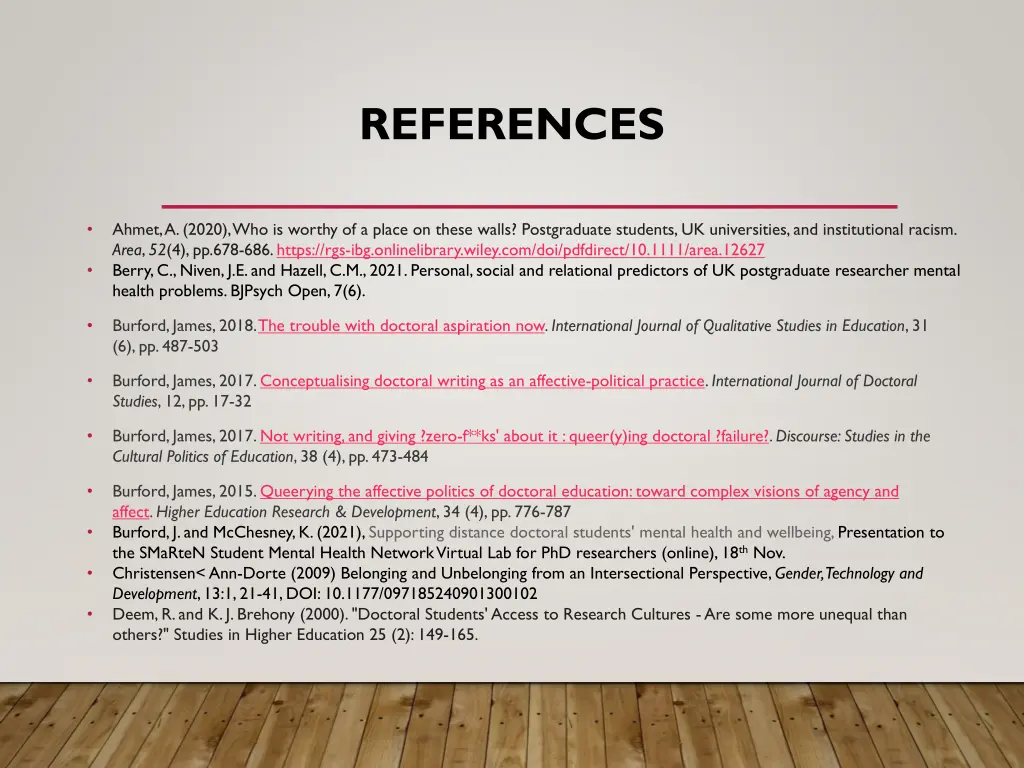 references
