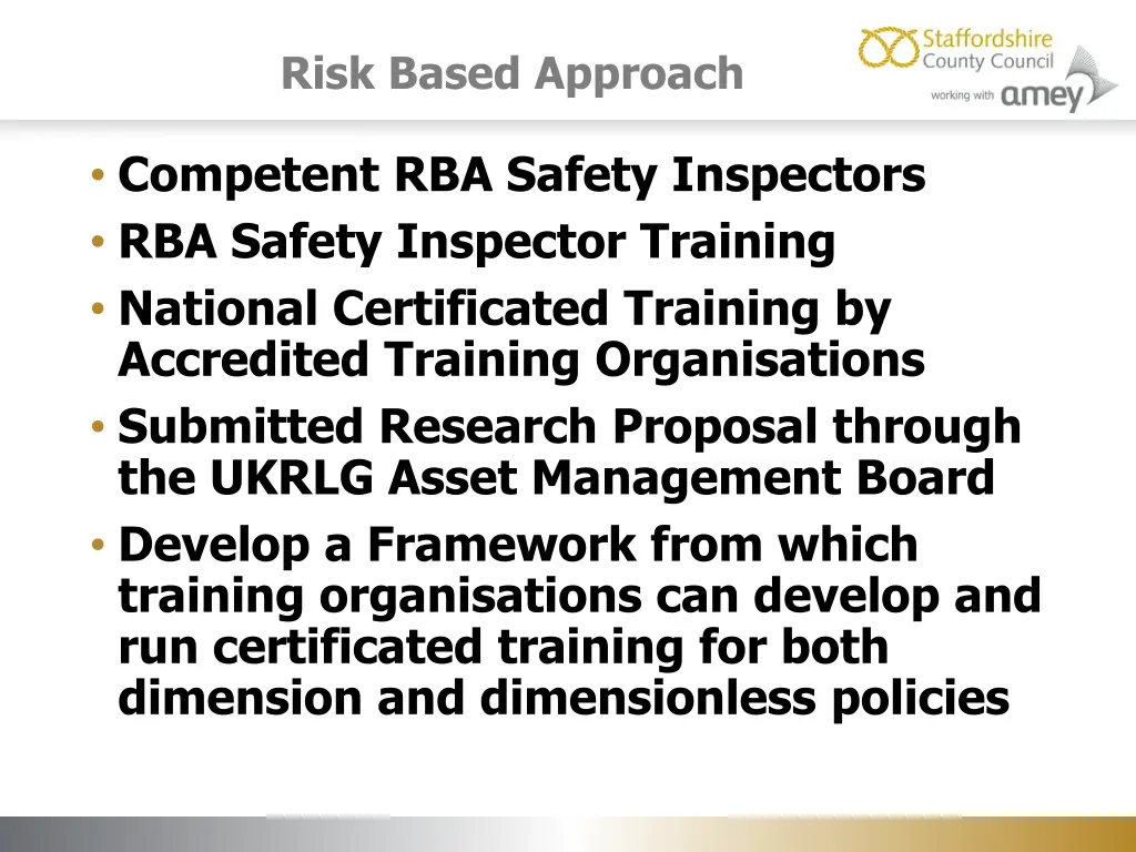 risk based approach