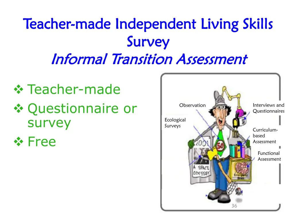 teacher teacher made independent living skills