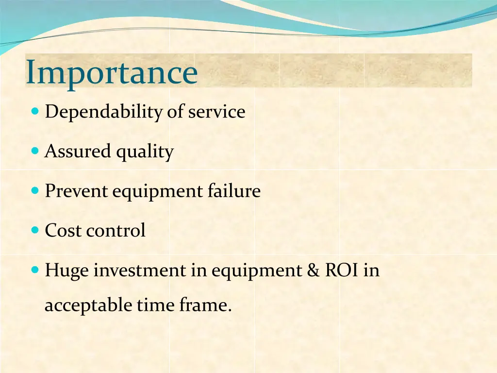 importance