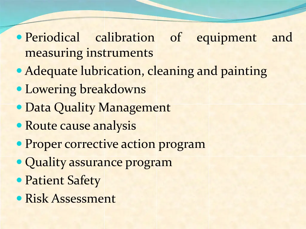 periodical measuring instruments adequate