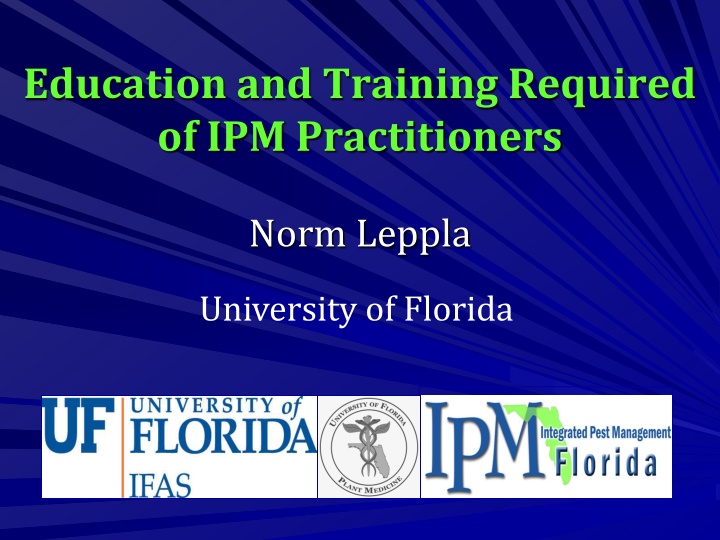 education and training required