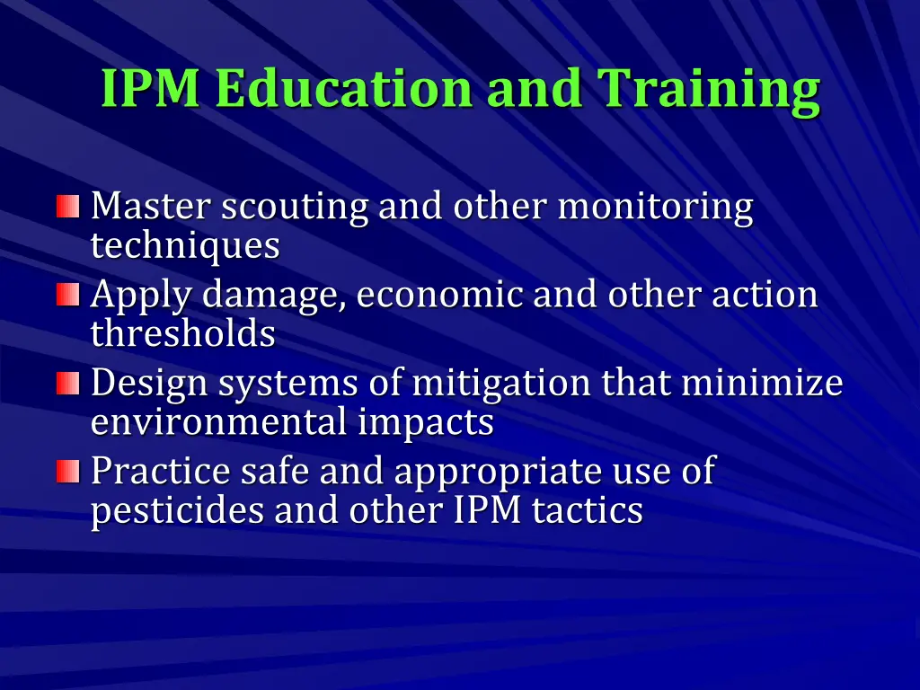 ipm education and training 1