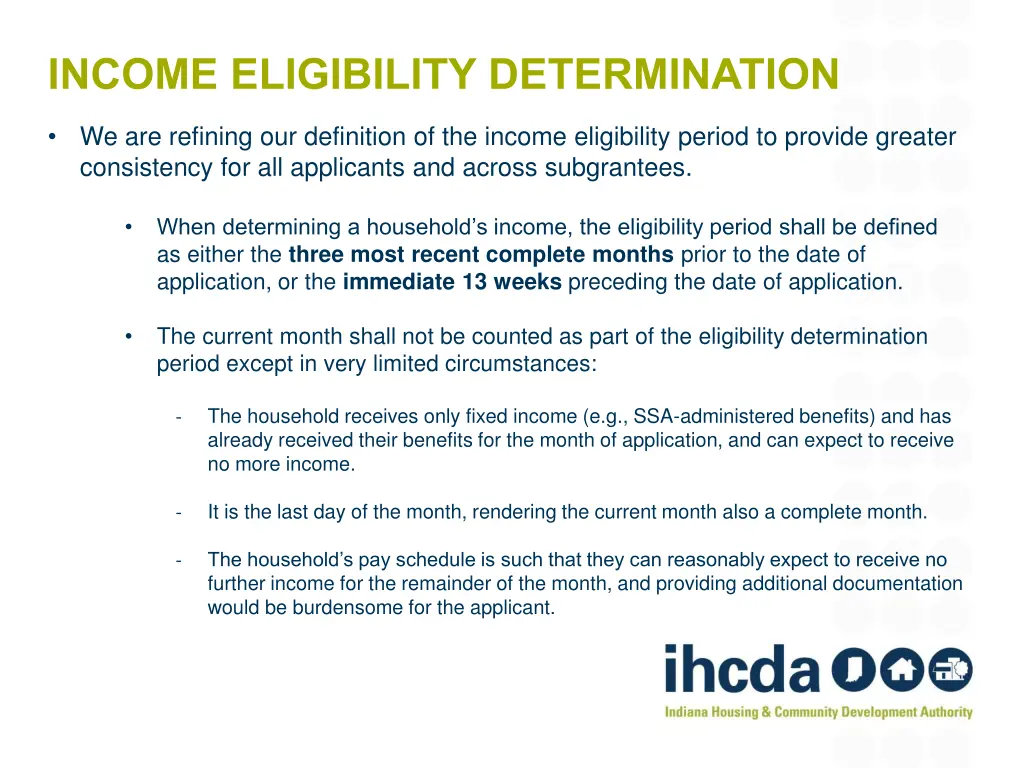 income eligibility determination 3