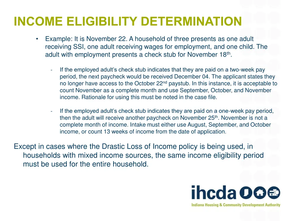 income eligibility determination 4