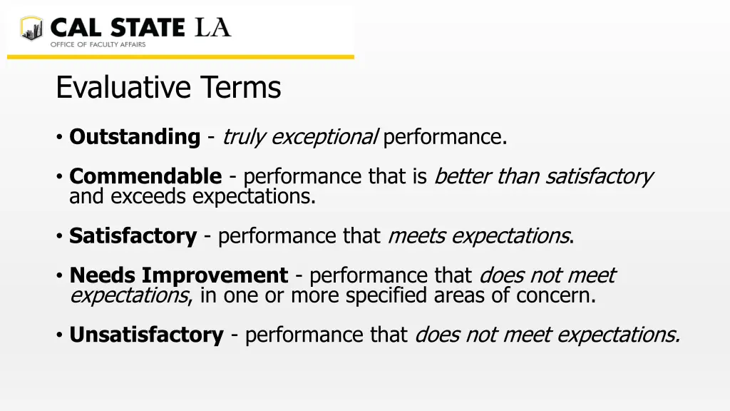 evaluative terms