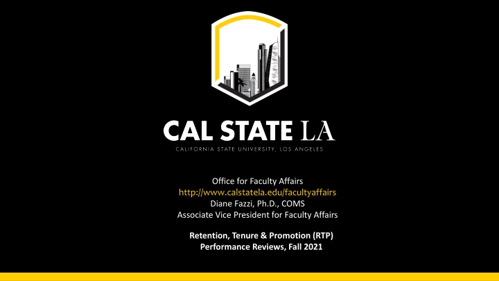 office for faculty affairs http www calstatela