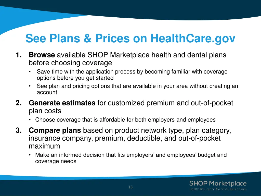 see plans prices on healthcare gov